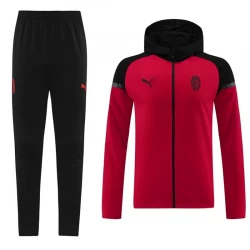 AC Milan Tréninkový Bunda Komplety 2024-25 Hoodie Červená