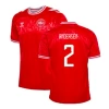 Andersen #2 Fotbalové Dresy Dánsko Mistrovství Evropy 2024 Domácí Dres Mužské