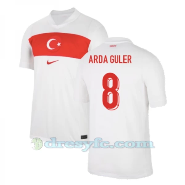 Arda Guler #8 Fotbalové Dresy Turecko Mistrovství Evropy 2024 Domácí Dres Mužské
