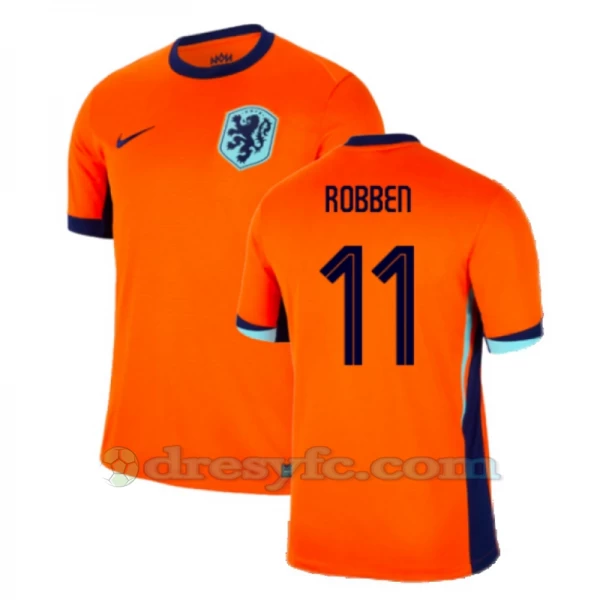Arjen Robben #11 Fotbalové Dresy Holandsko Mistrovství Evropy 2024 Domácí Dres Mužské