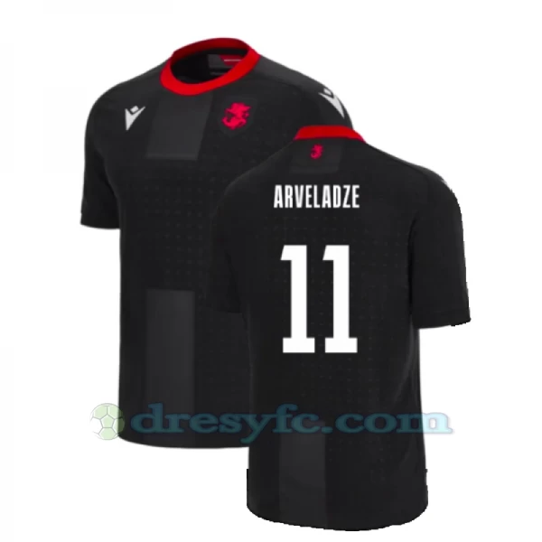 Arveladze #11 Fotbalové Dresy Georgia Mistrovství Evropy 2024 Venkovní Dres Mužské