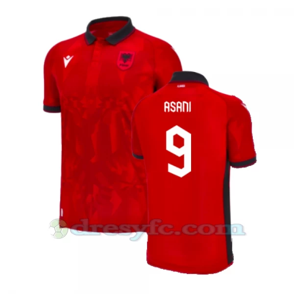 Asani #9 Fotbalové Dresy Albánie Mistrovství Evropy 2024 Domácí Dres Mužské