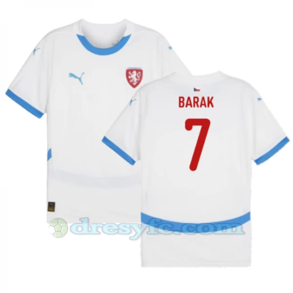 Barak #7 Fotbalové Dresy Česká Republika Mistrovství Evropy 2024 Venkovní Dres Mužské