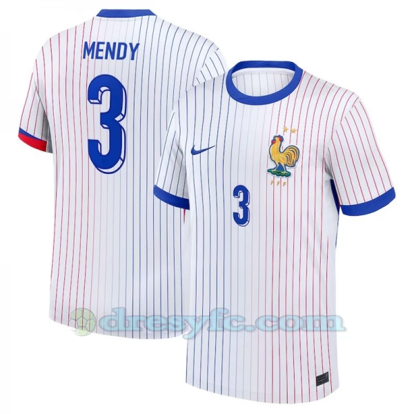 Benjamin Mendy #3 Fotbalové Dresy Francie Mistrovství Evropy 2024 Venkovní Dres Mužské