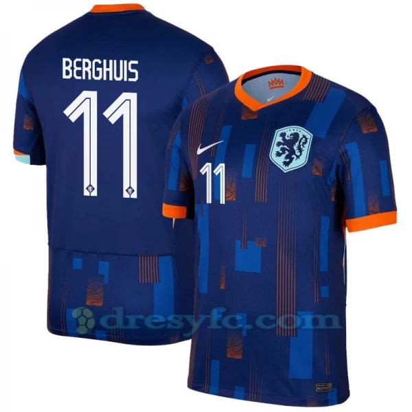 Berghuis #11 Fotbalové Dresy Holandsko Mistrovství Evropy 2024 Venkovní Dres Mužské