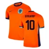 Bergkamp #10 Fotbalové Dresy Holandsko Mistrovství Evropy 2024 Domácí Dres Mužské