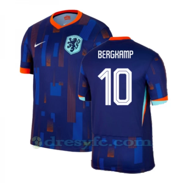 Bergkamp #10 Fotbalové Dresy Holandsko Mistrovství Evropy 2024 Venkovní Dres Mužské