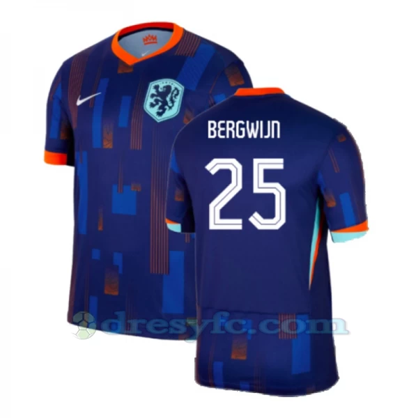 Bergwijn #25 Fotbalové Dresy Holandsko Mistrovství Evropy 2024 Venkovní Dres Mužské
