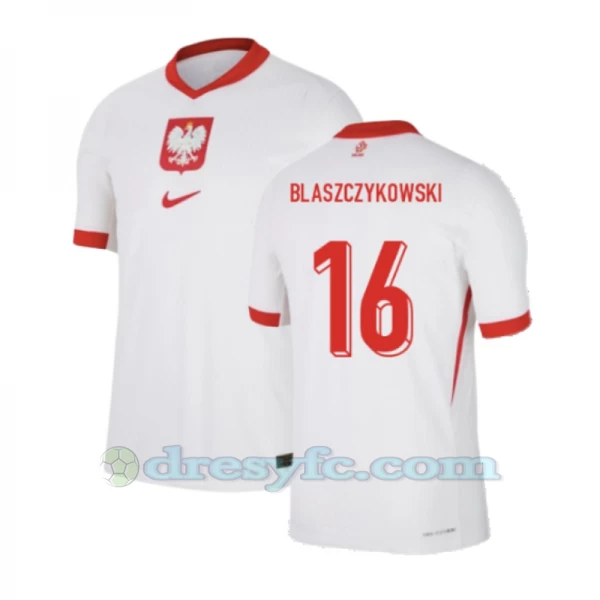 Blaszczykowski #16 Fotbalové Dresy Polsko Mistrovství Evropy 2024 Domácí Dres Mužské