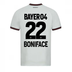 Boniface #22 Fotbalové Dresy Bayer 04 Leverkusen 2023-24 Venkovní Dres Mužské