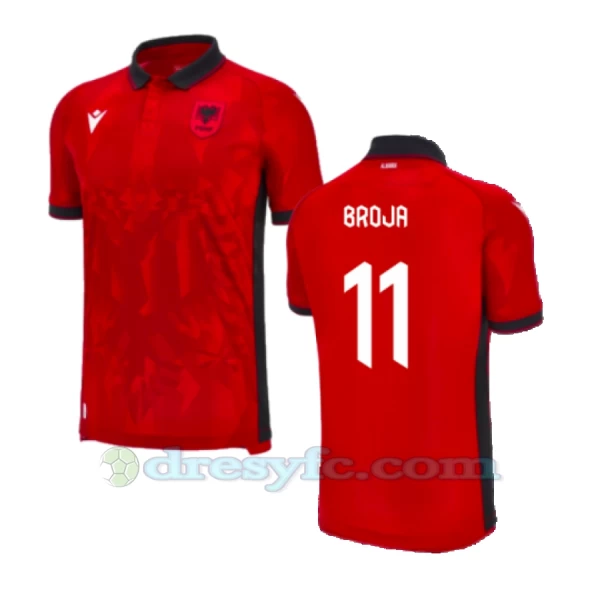 Broja #11 Fotbalové Dresy Albánie Mistrovství Evropy 2024 Domácí Dres Mužské