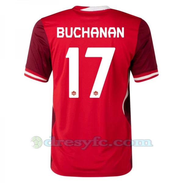 Buchanan #17 Fotbalové Dresy Kanada Copa America 2024 Domácí Dres Mužské