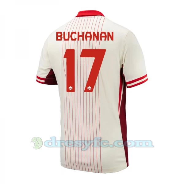 Buchanan #17 Fotbalové Dresy Kanada Copa America 2024 Venkovní Dres Mužské