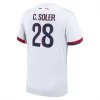 C.Soler #28 Fotbalové Dresy Paris Saint-Germain PSG 2024-25 Venkovní Dres Mužské