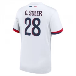 C.Soler #28 Fotbalové Dresy Paris Saint-Germain PSG 2024-25 Venkovní Dres Mužské