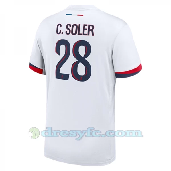 C.Soler #28 Fotbalové Dresy Paris Saint-Germain PSG 2024-25 Venkovní Dres Mužské