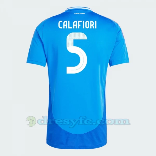 Calafiori Calafiori #5 Fotbalové Dresy Itálie Mistrovství Evropy 2024 Domácí Dres Mužské