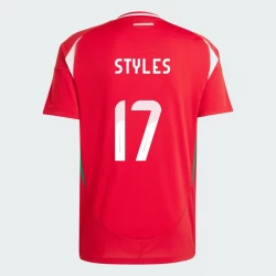 Callum Styles #17 Fotbalové Dresy Maďarsko Mistrovství Evropy 2024 Domácí Dres Mužské