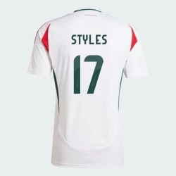 Callum Styles #17 Fotbalové Dresy Maďarsko Mistrovství Evropy 2024 Venkovní Dres Mužské