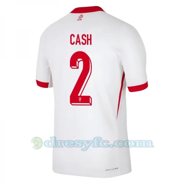 Cash #2 Fotbalové Dresy Polsko Mistrovství Evropy 2024 Domácí Dres Mužské
