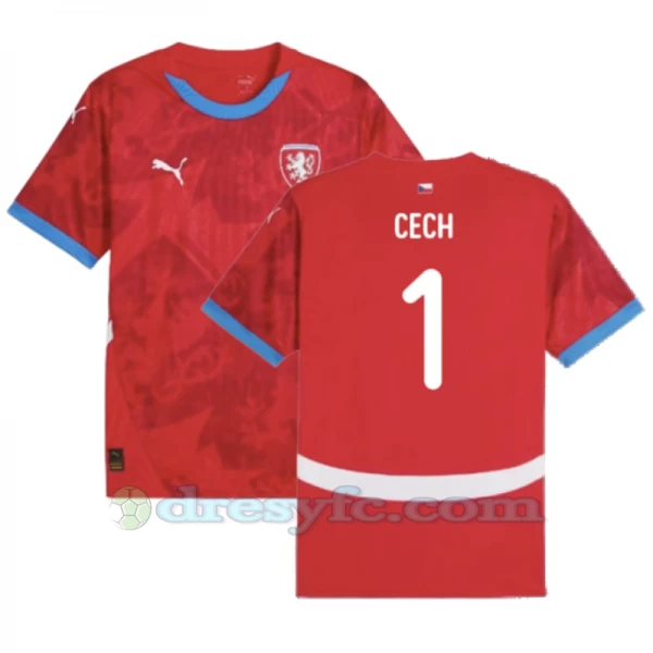 Cech #1 Fotbalové Dresy Česká Republika Mistrovství Evropy 2024 Domácí Dres Mužské