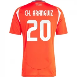 Ch. Aranguiz #20 Fotbalové Dresy Chile Copa America 2024 Domácí Dres Mužské