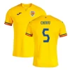 Chivu #5 Fotbalové Dresy Rumunsko Mistrovství Evropy 2024 Domácí Dres Mužské