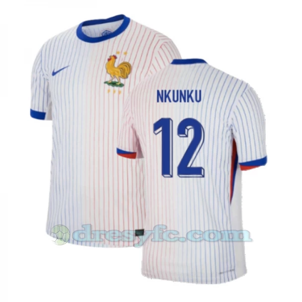 Christopher Nkunku #12 Fotbalové Dresy Francie Mistrovství Evropy 2024 Venkovní Dres Mužské