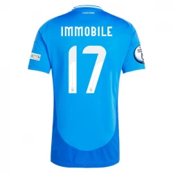 Ciro Immobile #17 Fotbalové Dresy Itálie Mistrovství Evropy 2024 Domácí Dres Mužské