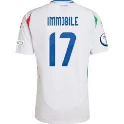 Ciro Immobile #17 Fotbalové Dresy Itálie Mistrovství Evropy 2024 Venkovní Dres Mužské