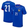 Clauss #21 Fotbalové Dresy Francie Mistrovství Evropy 2024 Domácí Dres Mužské