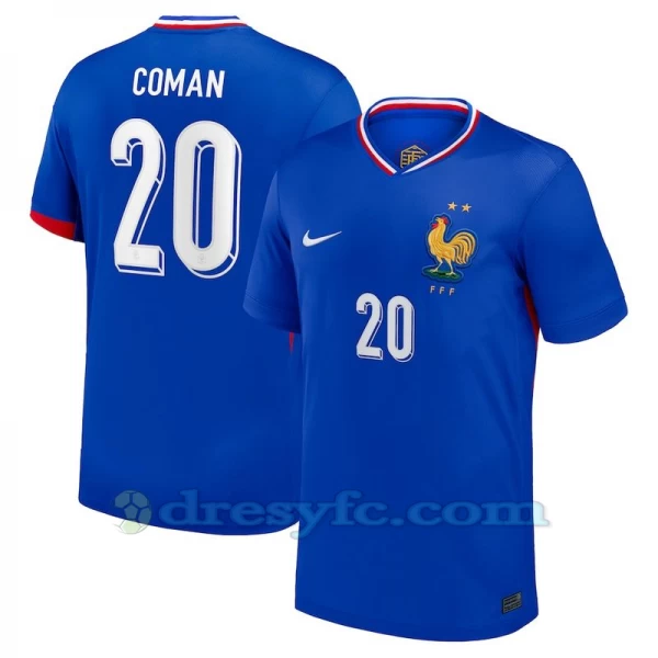 Coman #20 Fotbalové Dresy Francie Mistrovství Evropy 2024 Domácí Dres Mužské