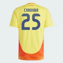 Cordoba #25 Fotbalové Dresy Kolumbie Copa America 2024 Domácí Dres Mužské