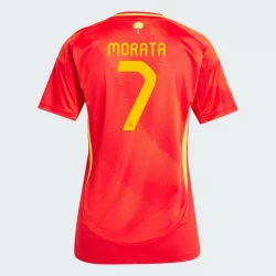 Dámské Alvaro Morata #7 Fotbalové Dresy Španělsko Mistrovství Evropy 2024 Domácí Dres