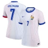 Dámské Antoine Griezmann #7 Fotbalové Dresy Francie Mistrovství Evropy 2024 Venkovní Dres