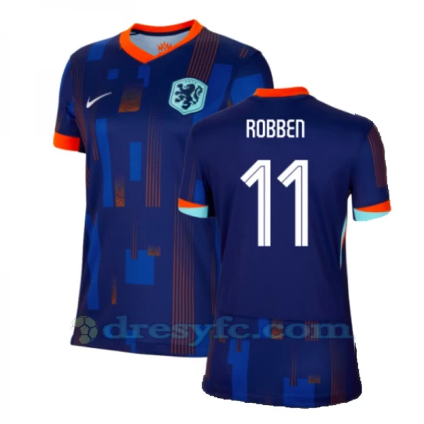 Dámské Arjen Robben #11 Fotbalové Dresy Holandsko Mistrovství Evropy 2024 Venkovní Dres