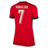 Dámské Cristiano Ronaldo #7 Fotbalové Dresy Portugalsko Mistrovství Evropy 2024 Domácí Dres