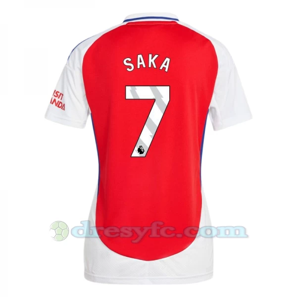 Dámské Fotbalové Dresy Arsenal FC Bukayo Saka #7 2024-25 Domácí Dres