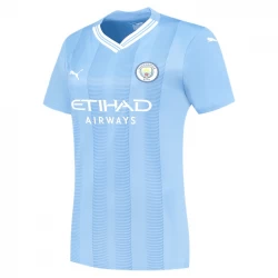 Dámské Fotbalové Dresy Manchester City 2023-24 Domácí Dres