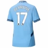 Dámské Fotbalové Dresy Manchester City Kevin De Bruyne #17 2024-25 Domácí Dres