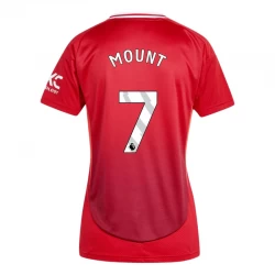 Dámské Fotbalové Dresy Manchester United Mason Mount #7 2024-25 Domácí Dres