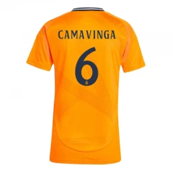 Dámské Fotbalové Dresy Real Madrid 2024-25 Eduardo Camavinga #6 Venkovní Dres