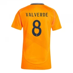 Dámské Fotbalové Dresy Real Madrid 2024-25 Federico Valverde #8 Venkovní Dres