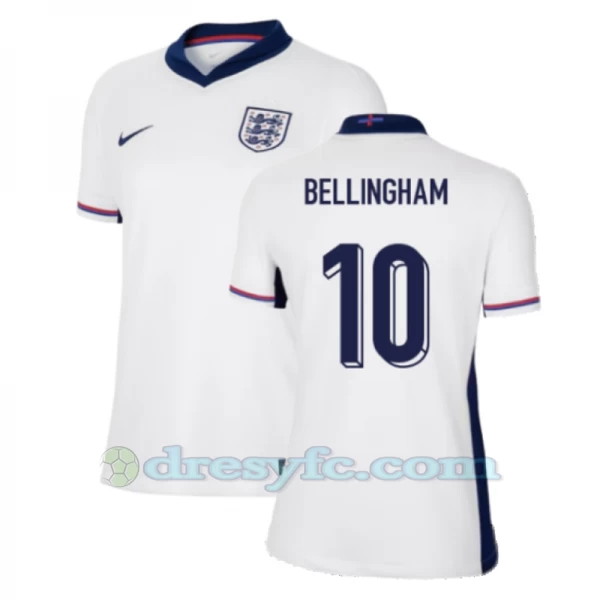 Dámské Jude Bellingham #10 Fotbalové Dresy Anglie Mistrovství Evropy 2024 Domácí Dres