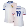 Dámské Karim Benzema #19 Fotbalové Dresy Francie Mistrovství Evropy 2024 Venkovní Dres