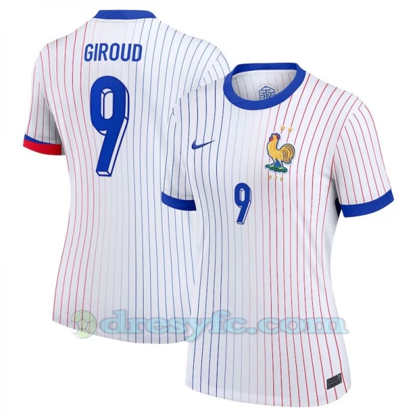 Dámské Olivier Giroud #9 Fotbalové Dresy Francie Mistrovství Evropy 2024 Venkovní Dres