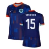Dámské Van De Ven #15 Fotbalové Dresy Holandsko Mistrovství Evropy 2024 Venkovní Dres