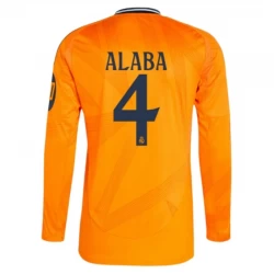 David Alaba #4 Fotbalové Dresy Real Madrid 2024-25 HP Venkovní Dres Mužské Dlouhý Rukáv