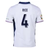 Declan Rice #4 Fotbalové Dresy Anglie Mistrovství Evropy 2024 Domácí Dres Mužské