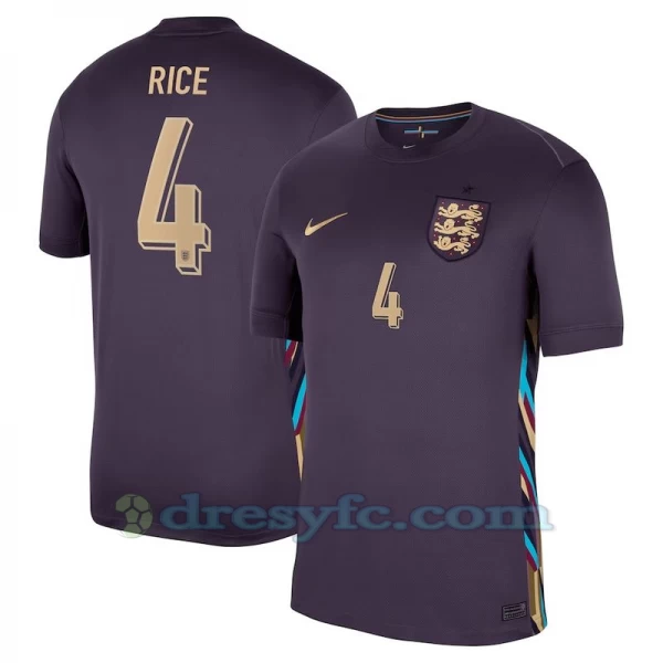 Declan Rice #4 Fotbalové Dresy Anglie Mistrovství Evropy 2024 Venkovní Dres Mužské